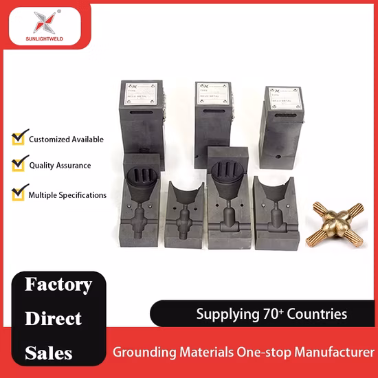 Vom Werk gelieferte exotherme Graphit-Schweißform